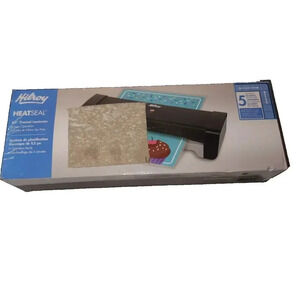 Hilroy HeatSeal 9.5" Thermal Laminator - Black, Compact & Easy to